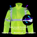 Alta visibilidad de alta visibilidad, desgaste, uniforme impermeable